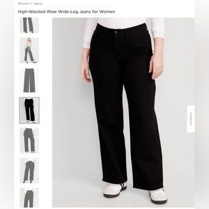 Old Navy High-Waisted Wow Wide Leg Jeans. New with tags. Size 26 Regular.